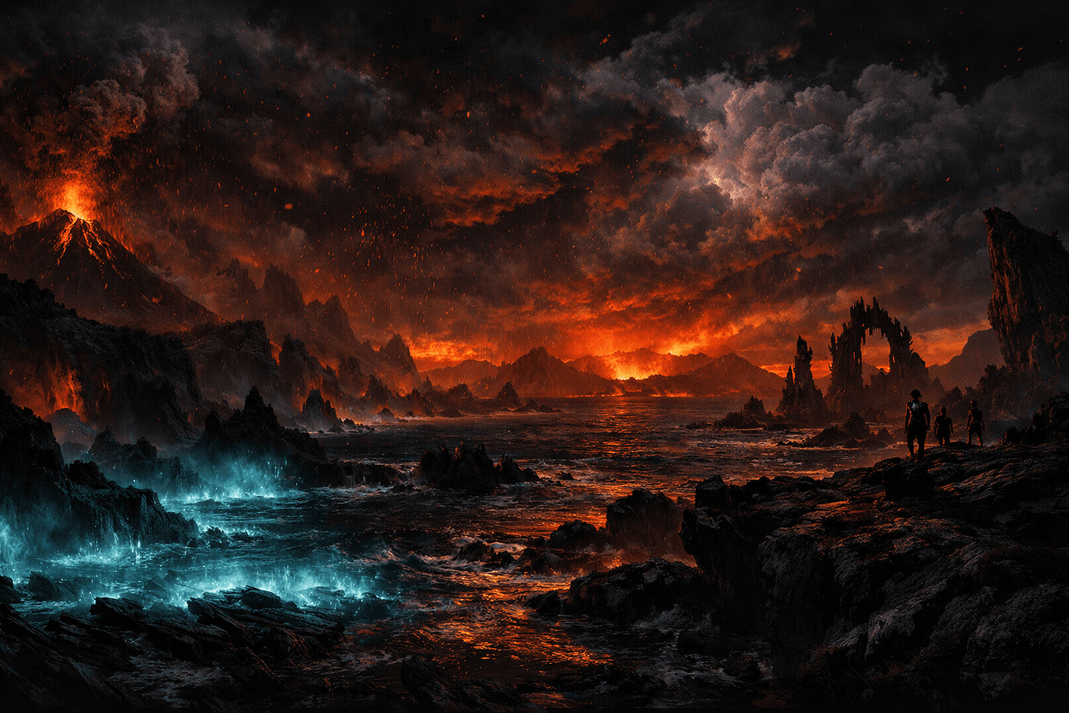 World of Tethys mystical landscape